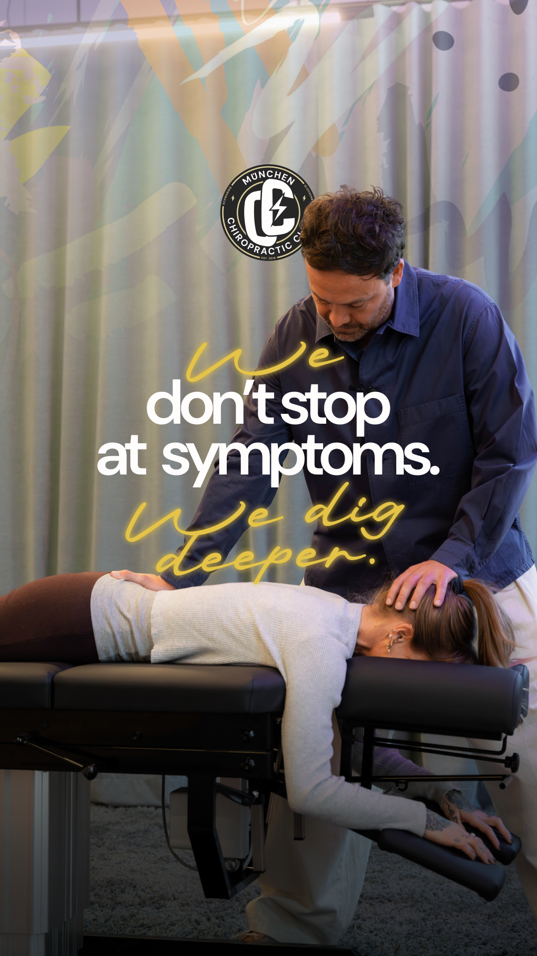 We don't stop at symptoms. We dig deeper.